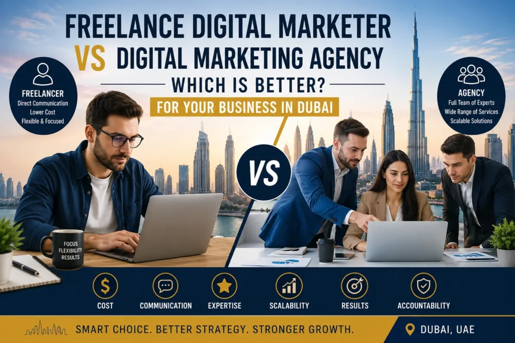 Freelance Digital Marketer vs Agency in Dubai